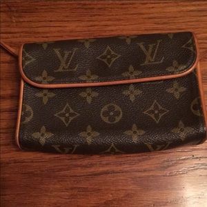 Auth. Louis Vuitton small shoulder or waist bag